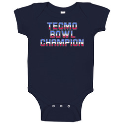 Tecmo Bowl Champion Fan Baby One Piece Tecmo Bowl Champion Fan Baby One Piece