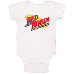 Red Robin Logo Popular Gourmet Burger Restaurant Food Fan Gift Baby One Piece Red Robin Logo Popular Gourmet Burger Restaurant Food Fan Gift Baby One Piece