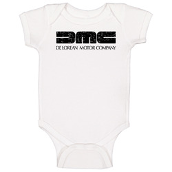 Dmc Delorean Motor Company Automobile Car Truck Motorcycle Auto Parts Cool Distressed Style Brand Logo Emblem Baby One Piece Dmc Delorean Motor Company Automobile Car Truck Motorcycle Auto Parts Cool Distressed Style Brand Logo Emblem Baby One Piece