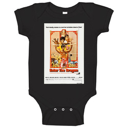 Enter The Dragon cool 70's Vintage Classic Action Movie Fan Baby One Piece Enter The Dragon cool 70's Vintage Classic Action Movie Fan Baby One Piece