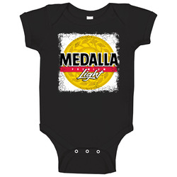 Medalla Light Logo Popular Beer Lagar Alcohol Beverage Drink Fan Gift Baby One Piece Medalla Light Logo Popular Beer Lagar Alcohol Beverage Drink Fan Gift Baby One Piece