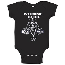 Dallas Cowboys T Shirt Welcome To The Dark Side Funny Football Tee Baby One Piece