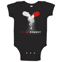 Soca Is My Remedy T-Shirt, Tank & More (Dark Colour) Baby One Piece Soca Is My Remedy T-Shirt, Tank & More (Dark Colour) Baby One Piece