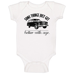 1963 Jeep Wagoneer Better With Age Vintage Car Baby One Piece 1963 Jeep Wagoneer Better With Age Vintage Car Baby One Piece