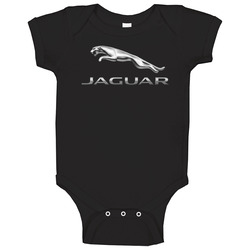 Jaguar Men's Black Baby One Piece Jaguar Men's Black Baby One Piece