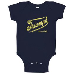 Vintage Motorcycle Logo Triumph Baby One Piece Vintage Motorcycle Logo Triumph Baby One Piece