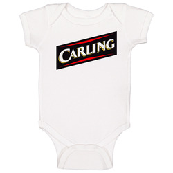 Retro Carling Beer Baby One Piece Retro Carling Beer Baby One Piece