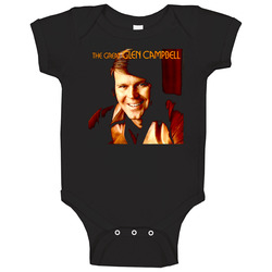 Country Rock Music Legend 70s Glen Campbell Rhine Stone Cowboy Baby One Piece Country Rock Music Legend 70s Glen Campbell Rhine Stone Cowboy Baby One Piece
