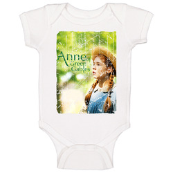 Anne Of Green Gables Movie Poster Retro Aged Look Baby One Piece Anne Of Green Gables Movie Poster Retro Aged Look Baby One Piece