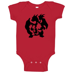 Charmander Charmeleon Charizard Pokemon Baby One Piece Charmander Charmeleon Charizard Pokemon Baby One Piece