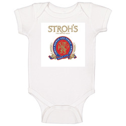 Stroh's Beer Vintage Baby One Piece Stroh's Beer Vintage Baby One Piece