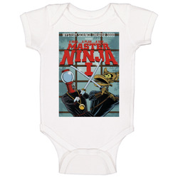Mystery Science Theater 3000 Master Ninja Retro Baby One Piece Mystery Science Theater 3000 Master Ninja Retro Baby One Piece