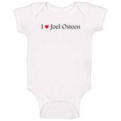 I Love Joel Osteen Baby One Piece