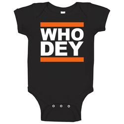 Who Dey Cincinnati Cincy Bengals Fans Baby One Piece Who Dey Cincinnati Cincy Bengals Fans Baby One Piece