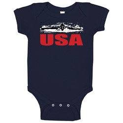 Michael Phelps Swimming Olympics Gold Medal Usa America Baby One Piece Michael Phelps Swimming Olympics Gold Medal Usa America Baby One Piece