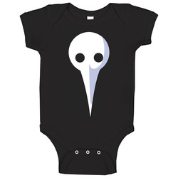 Plague Doctor Beak Timeless Mask Baby One Piece Plague Doctor Beak Timeless Mask Baby One Piece