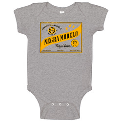 Negra Modelo Mexican Mexico Beer Cervesa Baby One Piece Negra Modelo Mexican Mexico Beer Cervesa Baby One Piece