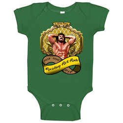 Ravishing Rick Rude Wrestling Tribute Baby One Piece Ravishing Rick Rude Wrestling Tribute Baby One Piece