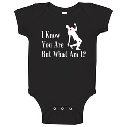 Pee Wee Herman I Know You Are But What Am I Baby One Piece Pee Wee Herman I Know You Are But What Am I Baby One Piece