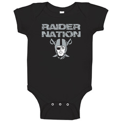 Men's Raider Nation Las Vegas Raiders Football Baby One Piece Men's Raider Nation Las Vegas Raiders Football Baby One Piece