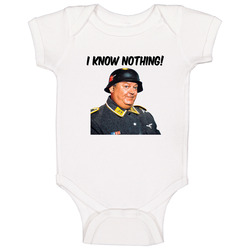 Men's Sgt Schultz Hogan's Heroes Tv Show Baby One Piece Men's Sgt Schultz Hogan's Heroes Tv Show Baby One Piece