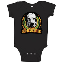 Sublime Band 90s Classic Punk Rock Music Fan Vintage Distressed Baby One Piece