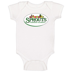 Sprouts Farmers Market Inc Nasdaq Company Logo Employee Fan Baby One Piece Sprouts Farmers Market Inc Nasdaq Company Logo Employee Fan Baby One Piece
