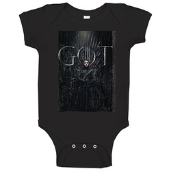 Games Of Thrones Season 8 Arya Stark Iron Throne Distresses T Baby One Piece Games Of Thrones Season 8 Arya Stark Iron Throne Distresses T Baby One Piece