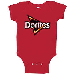 Doritos Chips Snack Distressed Logo Halloween Costume Baby One Piece Doritos Chips Snack Distressed Logo Halloween Costume Baby One Piece
