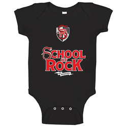 School Of Rock The Musical Snake Logo Baby One Piece School Of Rock The Musical Snake Logo Baby One Piece