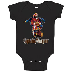 Captain Morgan Baby One Piece Captain Morgan Baby One Piece