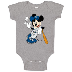 Mickey Mouse Ny Yankee Fan Baby One Piece Mickey Mouse Ny Yankee Fan Baby One Piece