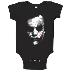 Heath Ledger Joker The Dark Knight Classic Movie Baby One Piece