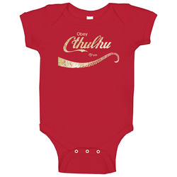 Cthulhu Obey Lovecraft Baby One Piece Cthulhu Obey Lovecraft Baby One Piece