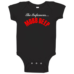 Mobb Deep The Infamous Pokv Baby One Piece Mobb Deep The Infamous Pokv Baby One Piece