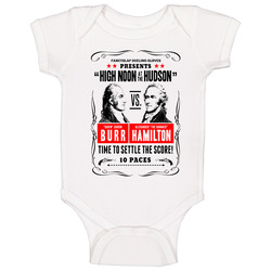 Burr Vs Hamilton Baby One Piece Burr Vs Hamilton Baby One Piece