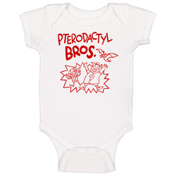Pterodactyl Bros Baby One Piece Pterodactyl Bros Baby One Piece