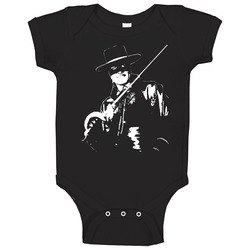 Zorro Mexican Tv Show Vintage Baby One Piece Zorro Mexican Tv Show Vintage Baby One Piece
