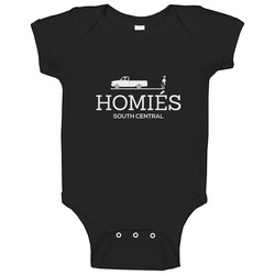 Homies South Central Baby One Piece Homies South Central Baby One Piece
