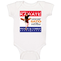 The Karate Kid 2 Sato Dojo Baby One Piece The Karate Kid 2 Sato Dojo Baby One Piece