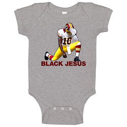 Rg3 Robert Griffin Iii Black Jesus Washington Football Baby One Piece Rg3 Robert Griffin Iii Black Jesus Washington Football Baby One Piece