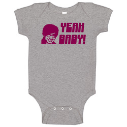 Austin Powers Yeah Baby Baby One Piece Austin Powers Yeah Baby Baby One Piece