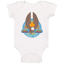Fall Guy Insignia Vintage 80's Retro Baby One Piece Fall Guy Insignia Vintage 80's Retro Baby One Piece