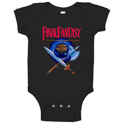 Final Fantasy Nintendo Nes Video Game Baby One Piece Final Fantasy Nintendo Nes Video Game Baby One Piece