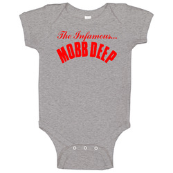 Mobb Deep The Infamous Logo Rap Baby One Piece Mobb Deep The Infamous Logo Rap Baby One Piece