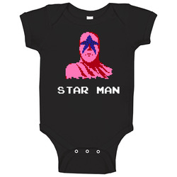 Star Man Pro Wrestling Nes Baby One Piece Star Man Pro Wrestling Nes Baby One Piece