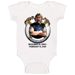 Captain Phil Harris Deadliest Catch Tribute Baby One Piece Captain Phil Harris Deadliest Catch Tribute Baby One Piece