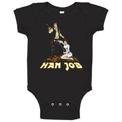 Hand Job Han Solo Baby One Piece Hand Job Han Solo Baby One Piece