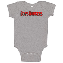 Bob's Burgers Restaurant Logo Hamburger Baby One Piece Bob's Burgers Restaurant Logo Hamburger Baby One Piece
