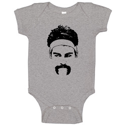 Drew Timme Mustache Silhouette Gonzaga Basketball Fan Baby One Piece Drew Timme Mustache Silhouette Gonzaga Basketball Fan Baby One Piece